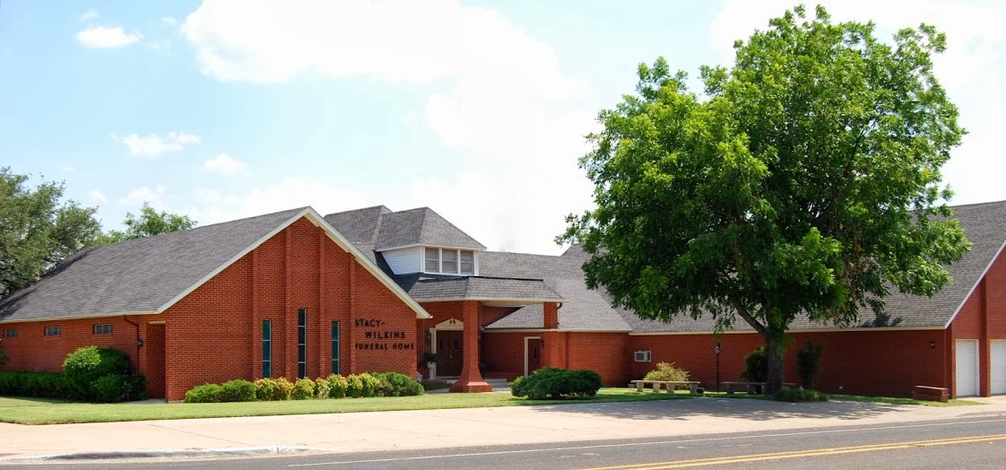 Stacy-Wilkins Funeral Home building in Goldthwaite, Texas