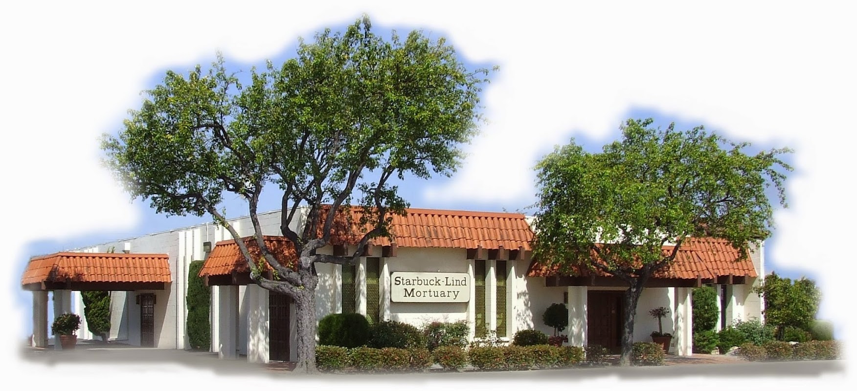 Starbuck-Lind Mortuary building in Lompoc, California