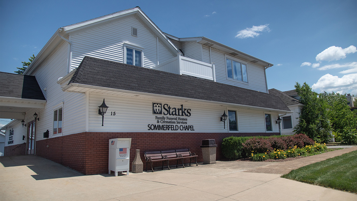 Starks Family Funeral Homes & Cremation Services - Sommerfeld Chapel building in New Buffalo, Michigan