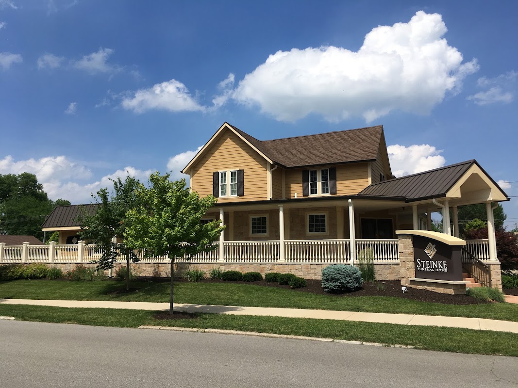 Steinke Funeral Home building in Rensselaer, Indiana