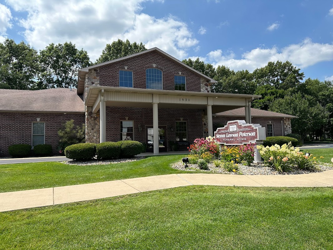 Stemm-Lawson-Peterson Funeral Home building in Elkhart, Indiana