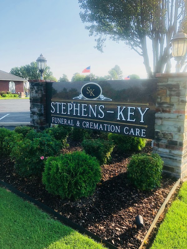 Stephens-Key Funeral & Cremation Care building in Pryor, Oklahoma