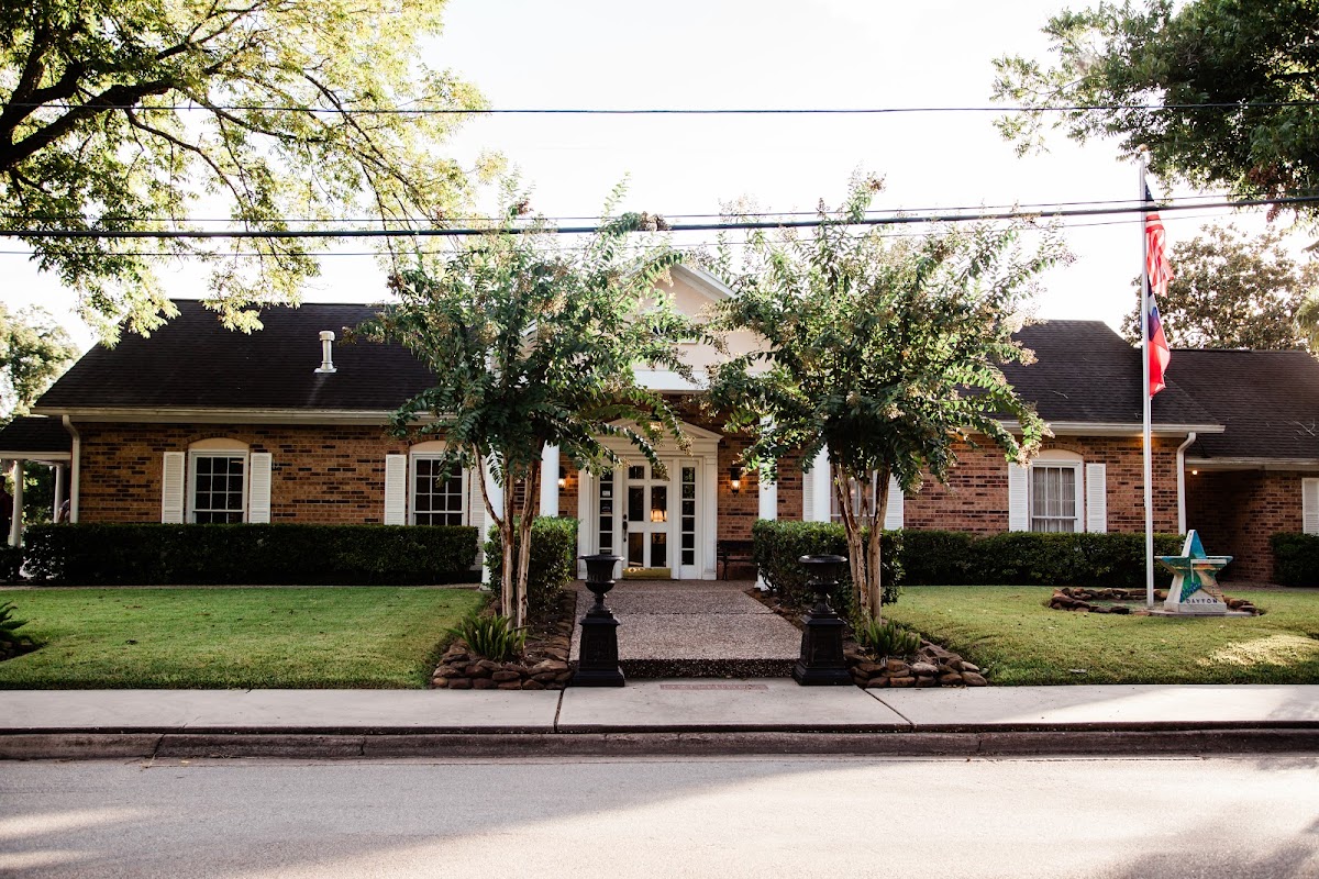 Sterling Funeral Home building in Anahuac, Texas