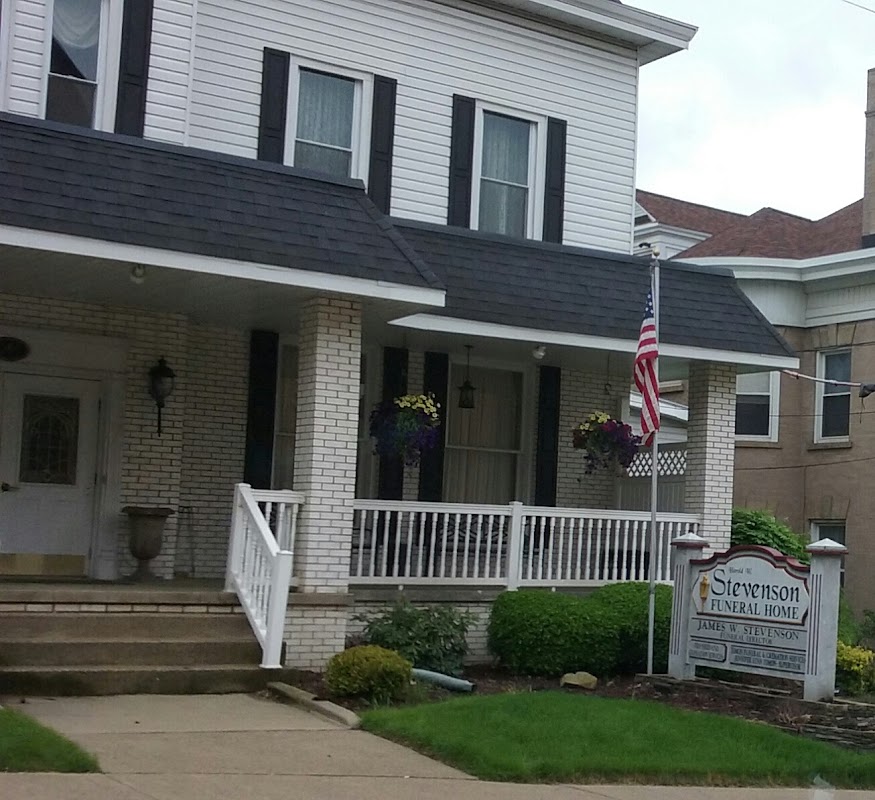 Stevenson's Funeral Home building in Sharon, Pennsylvania