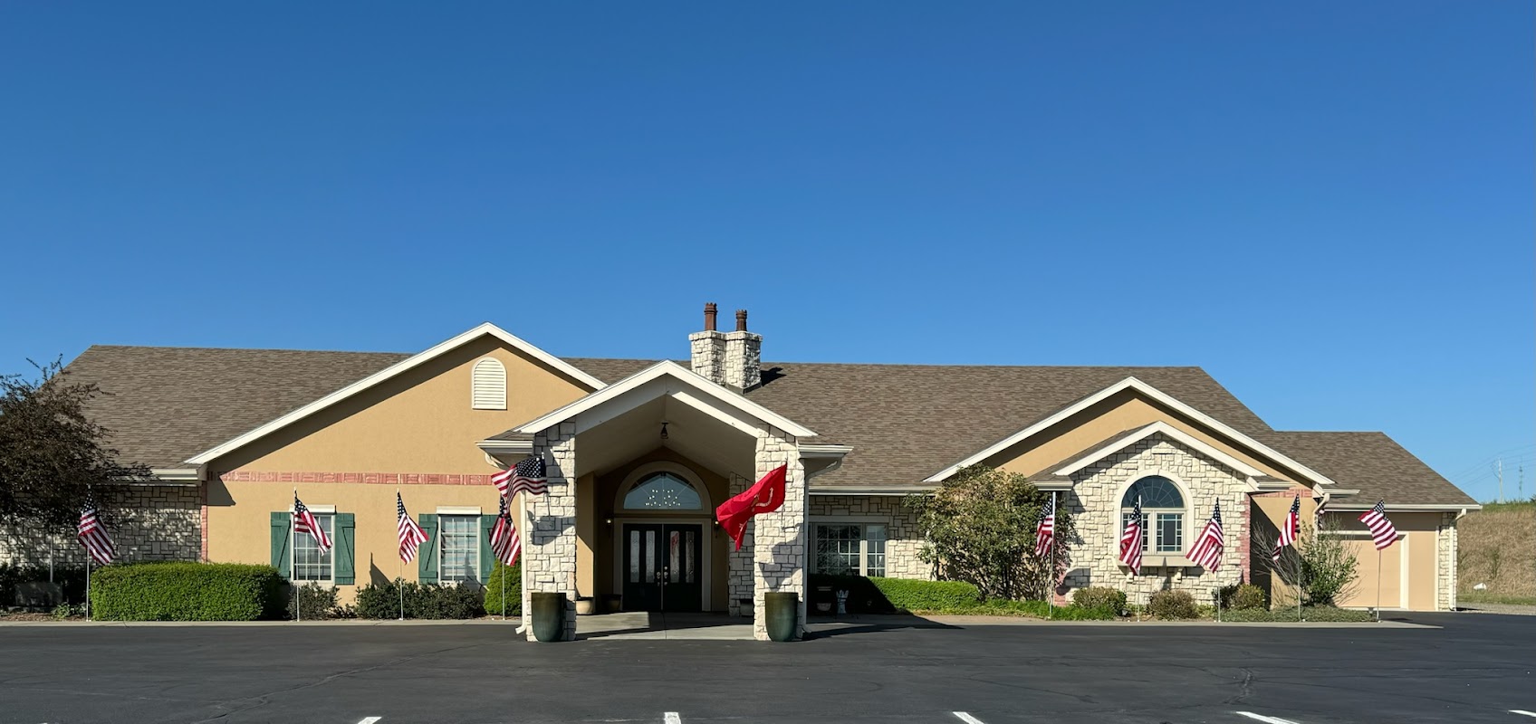 Stewart Funeral Chapel of Westmoreland building in Westmoreland, Kansas