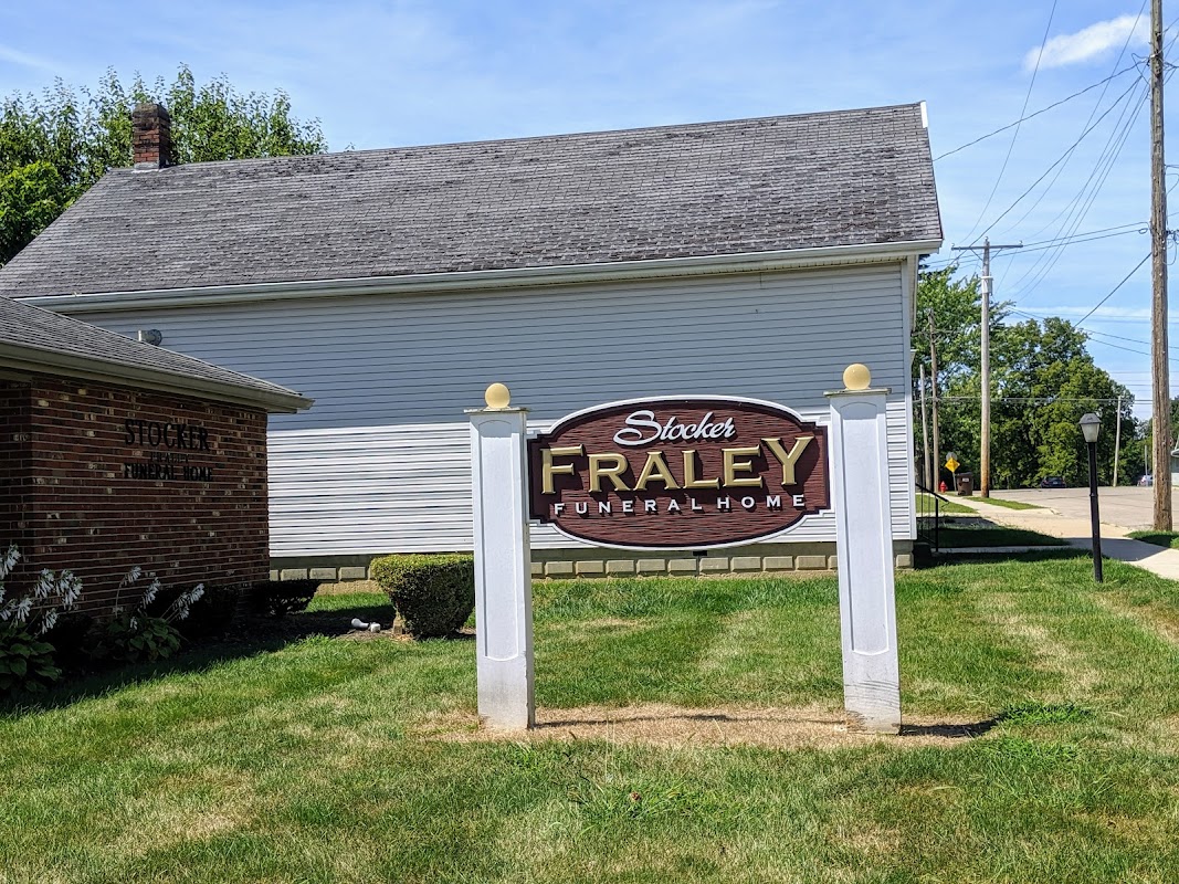 Stocker-Fraley Funeral Home building in Bradford, Ohio