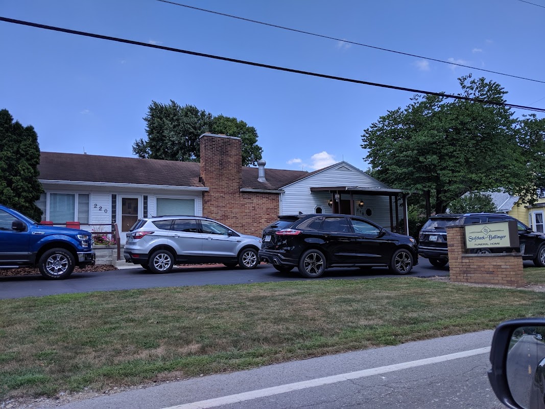 Stofcheck-Ballinger Funeral Home building in La Rue, Ohio