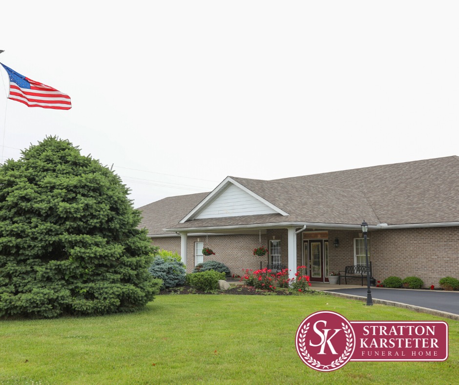 Stratton-Karsteter Funeral Home building in Versailles, Indiana