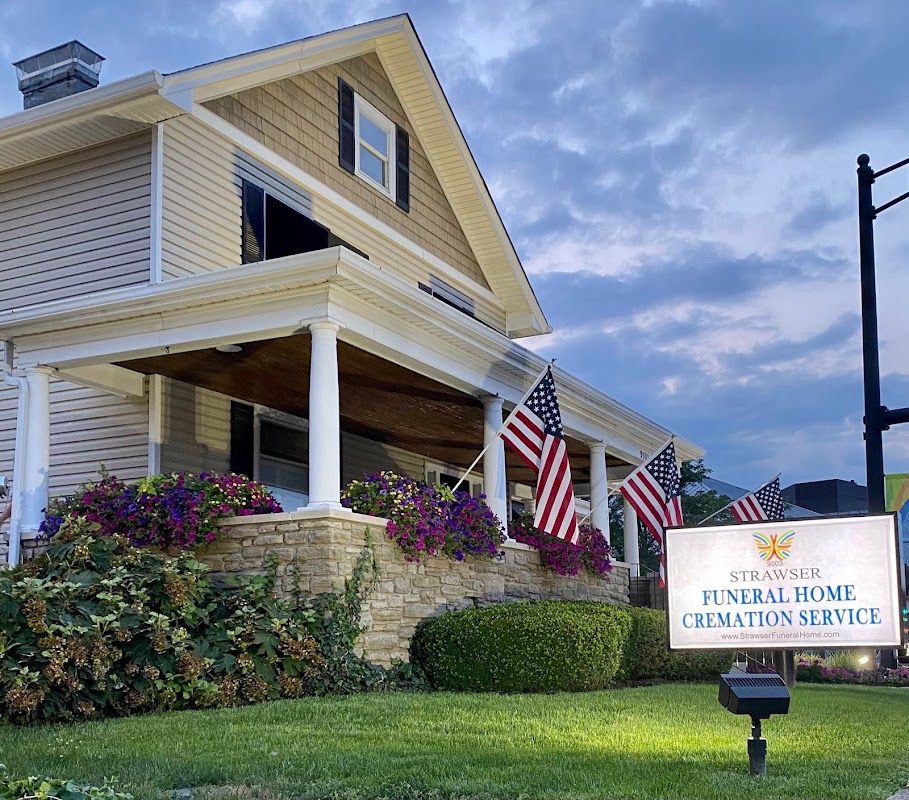 Strawser Funeral Home building in Blue Ash, Ohio