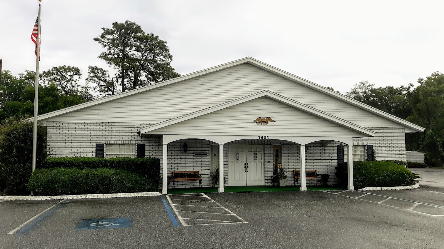Strickland Funeral Home building in Crystal River, Florida