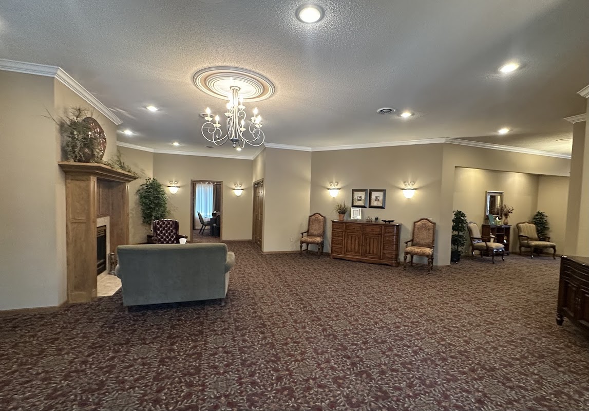 Strike Funeral Homes building in Cambridge, Minnesota