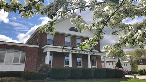 Stringer Funeral Home building in Claremont, New Hampshire