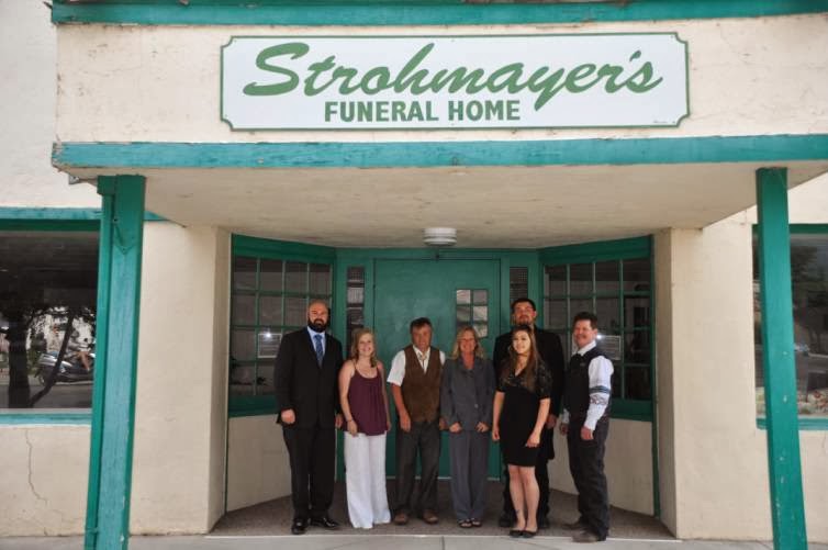 Strohmayer's Funeral Home building in Monte Vista, Colorado