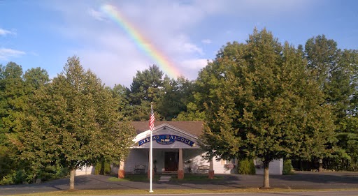 Strong Hancock Funeral Home building in Damariscotta, Maine