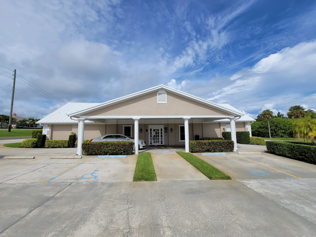 Strunk Funeral Home building in Sebastian, Florida