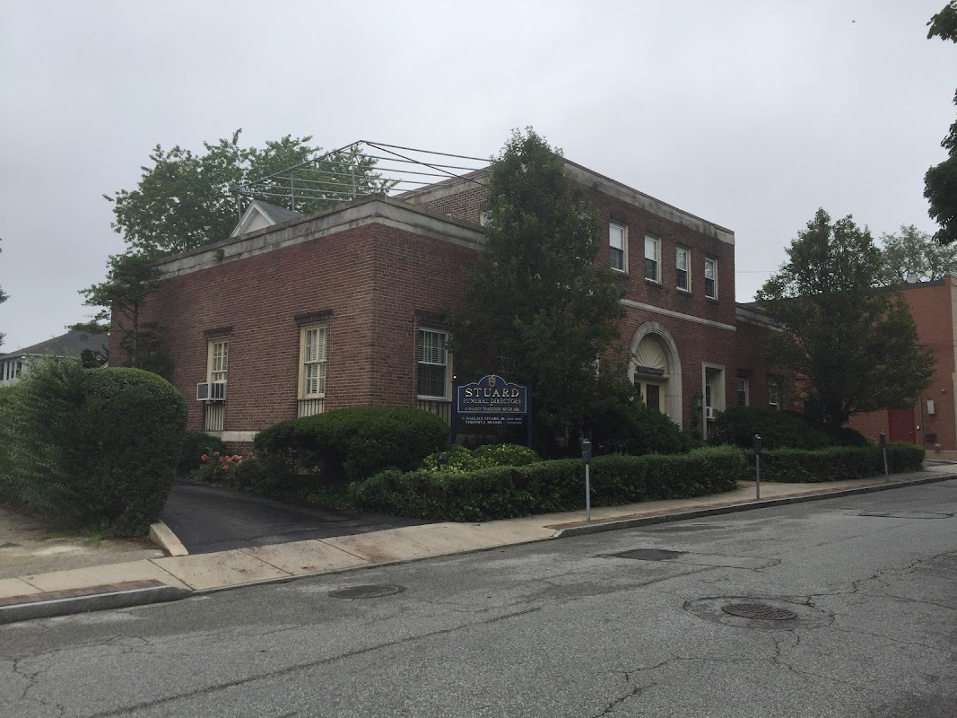 Stuard Funeral Directors building in Newtown Square, Pennsylvania