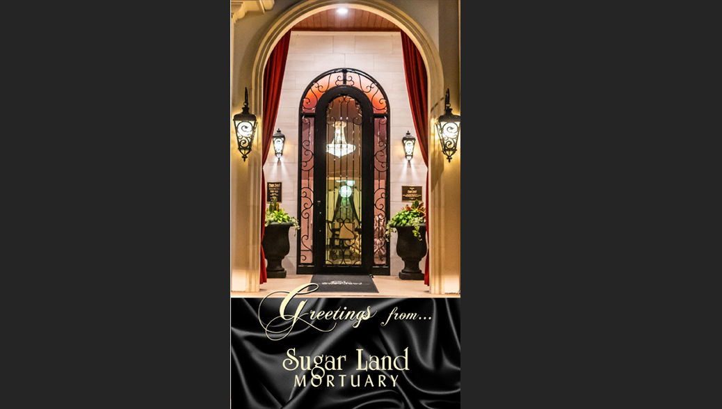 Sugar Land Mortuary building in Sugar Land, Texas