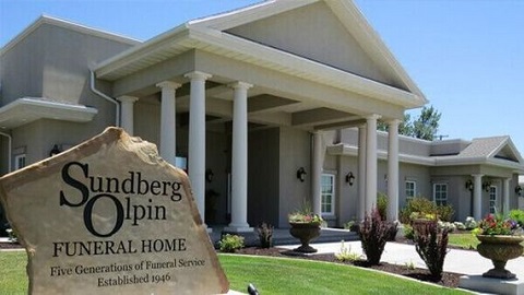 Sundberg-Olpin Mortuary Funeral Home building in Orem, Utah