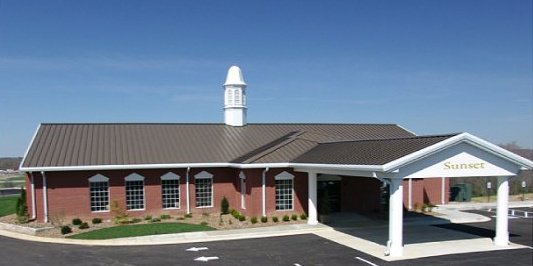 Sunset Funeral Home, Cremation Center & Cemetery building in Evansville, Indiana