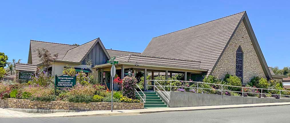 Sunset Plan Funeral Directors building in Ventura, California