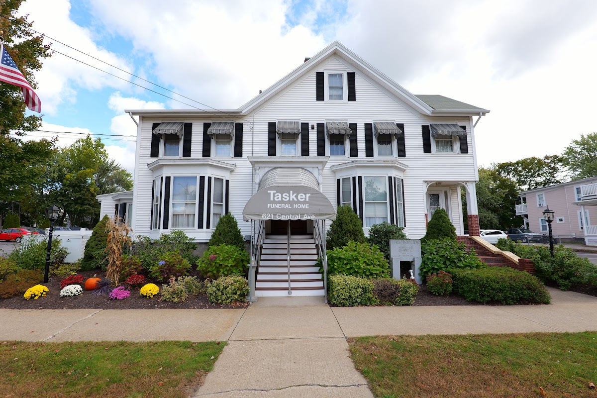 Tasker Funeral Home building in Dover, New Hampshire