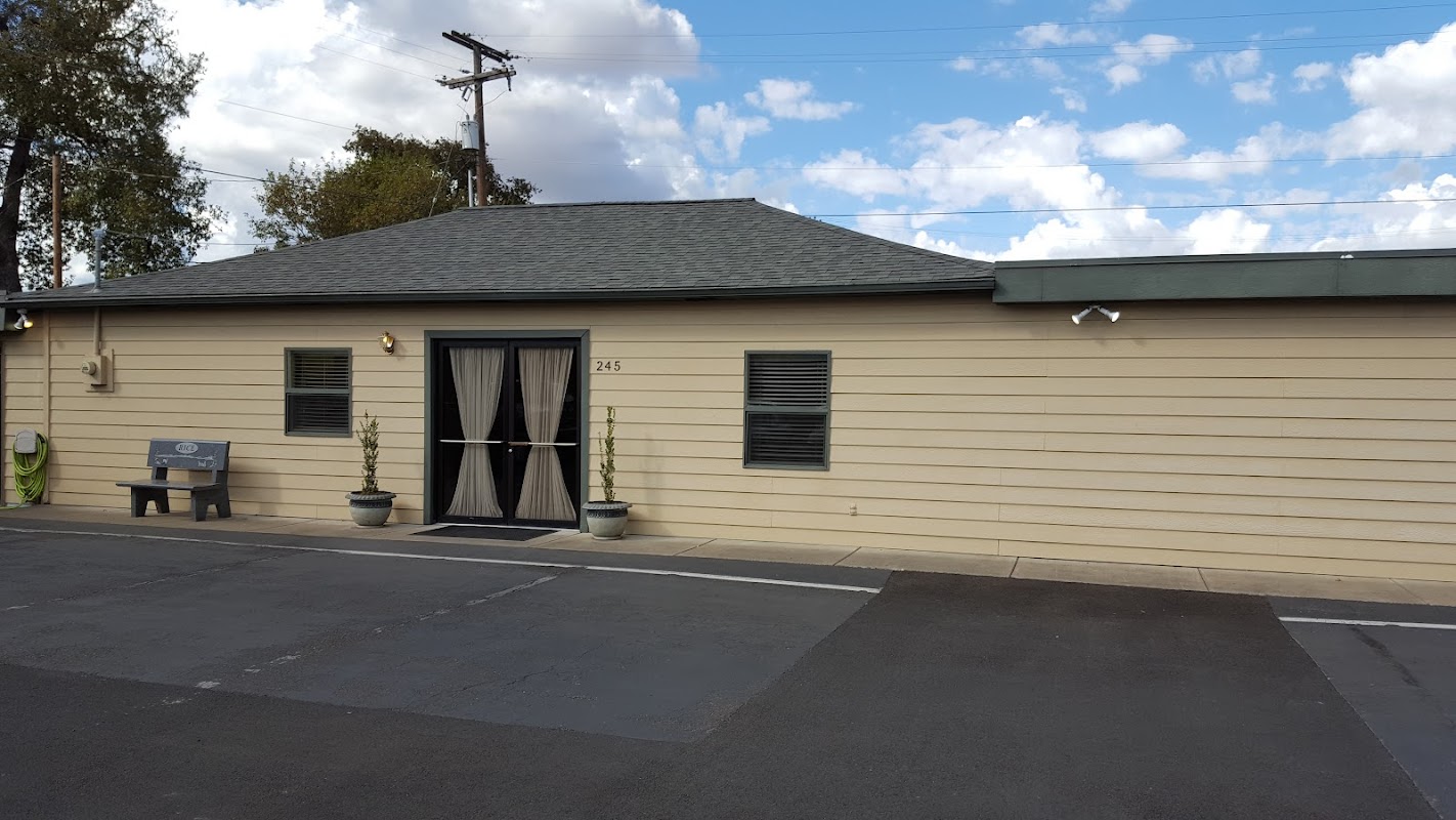 Taylor's Family Mortuary building in Winston, Oregon