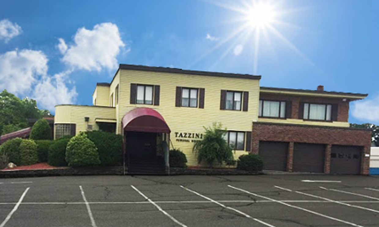 Tazzini Funeral Home building in Springfield, Massachusetts