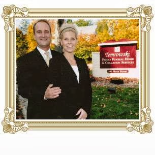 Temrowski Family Funeral Home building in Fenton, Michigan