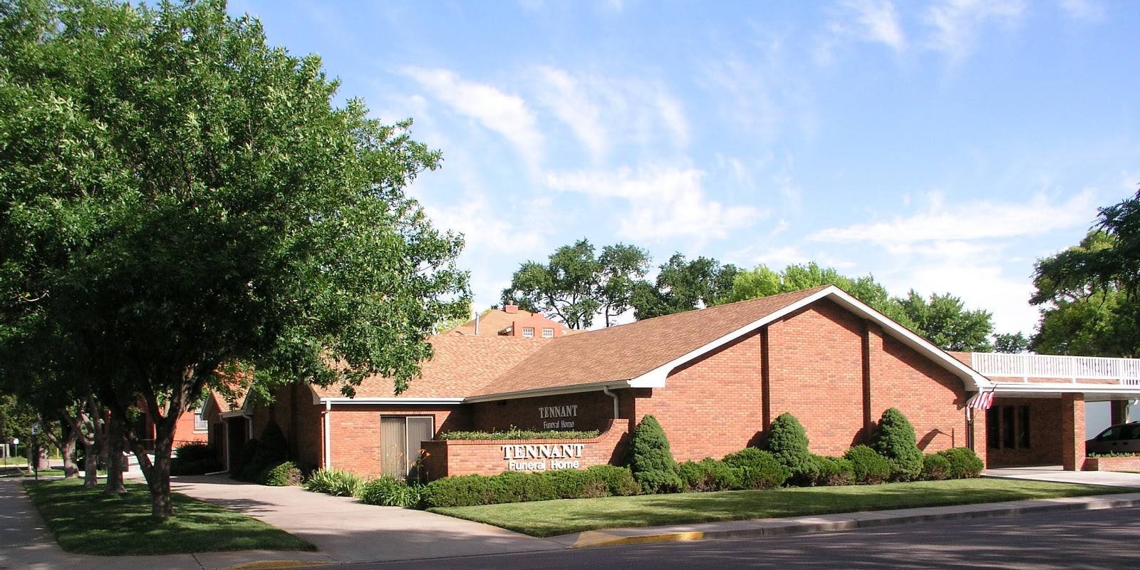 Tennant Funeral Home & Crematory building in Sterling, Colorado