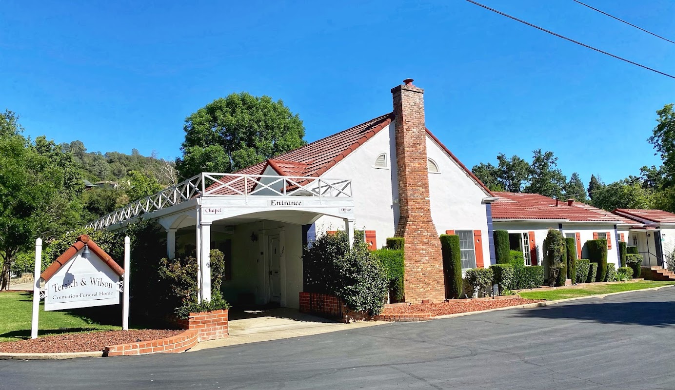 Terzich & Wilson Funeral Home building in Sonora, California