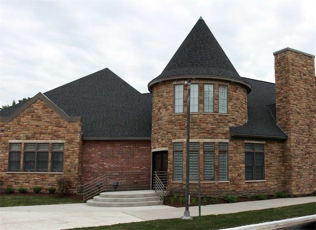 The Elms Funeral Home building in Elmwood Park, Illinois