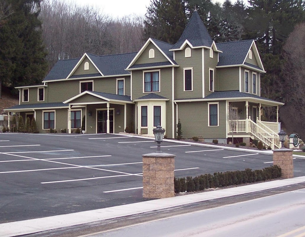 Thomas F. Cloherty Funeral Home building in Lilly, Pennsylvania