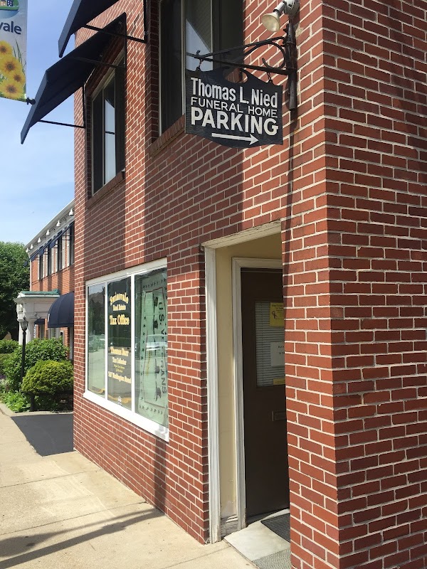 Thomas L. Nied Funeral Home building in Pittsburgh, Pennsylvania