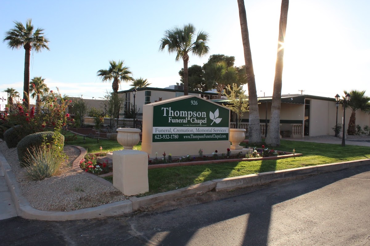 Thompson Valley West Funeral Chapel building in Goodyear, Arizona