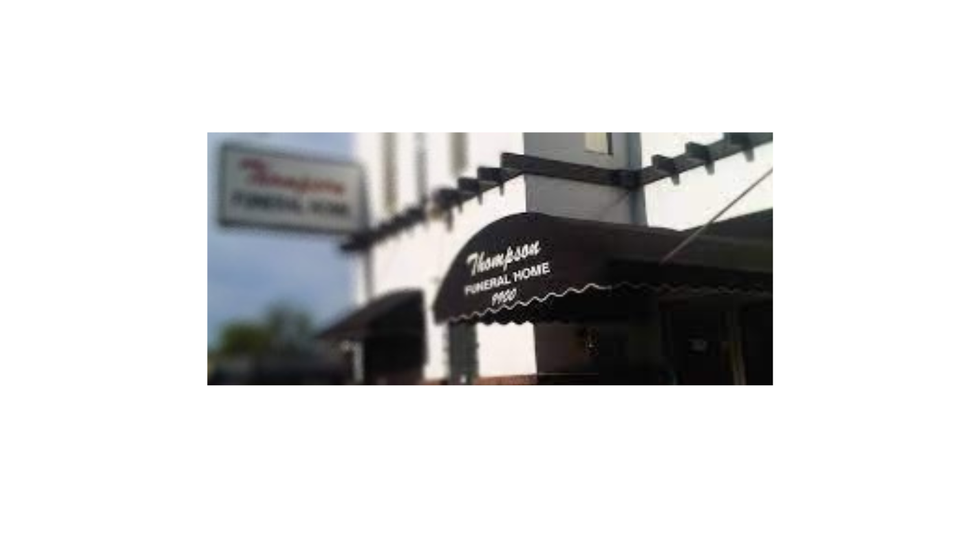 Thompson's Funeral Home building in Oakland, California