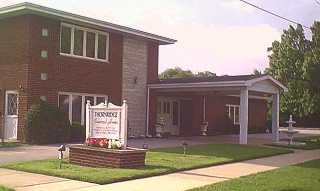 Thornridge Funeral Home building in Dolton, Illinois