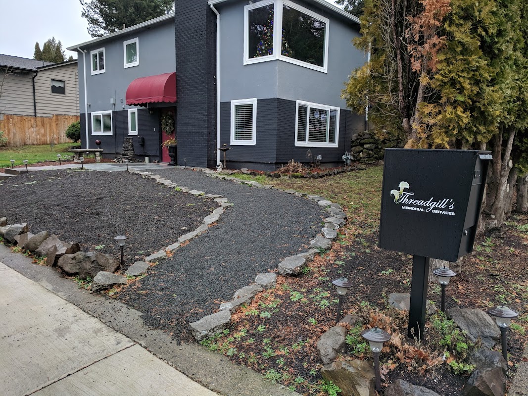 Threadgill Memorial Services building in Beaverton, Oregon
