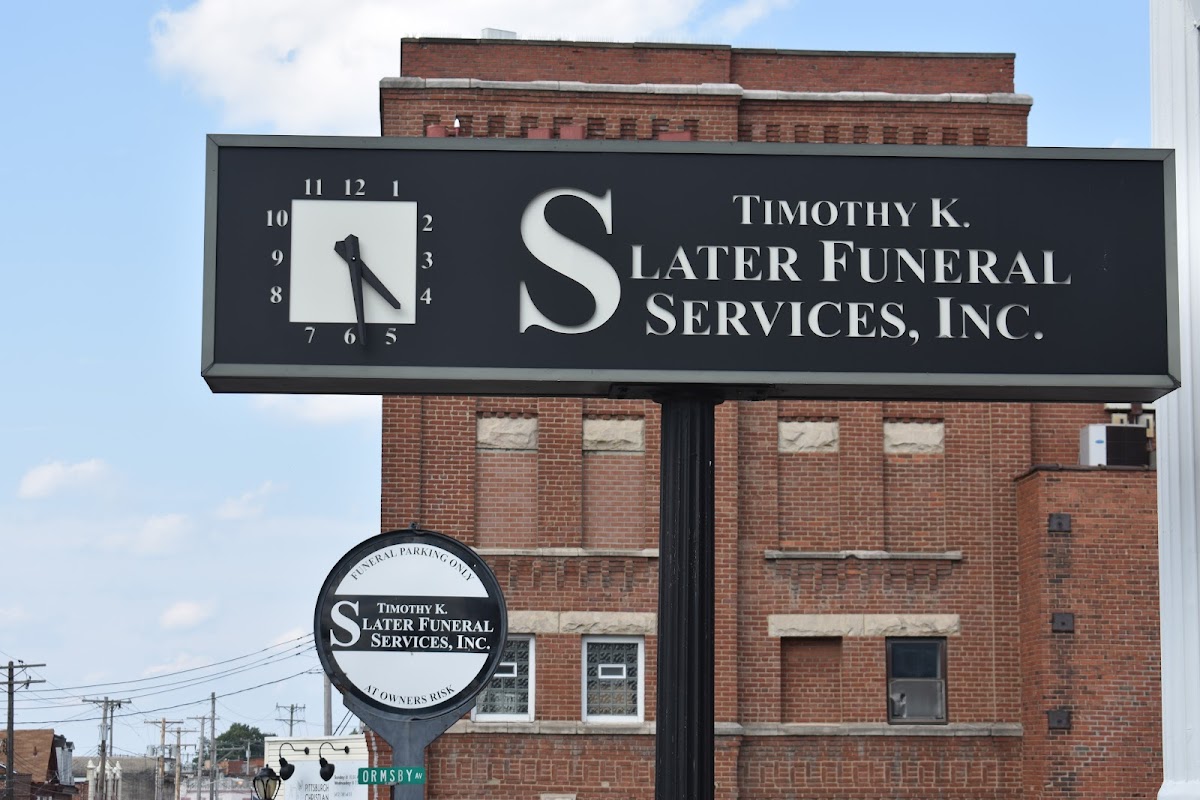 Timothy K. Slater Funeral Services building in Pittsburgh, Pennsylvania