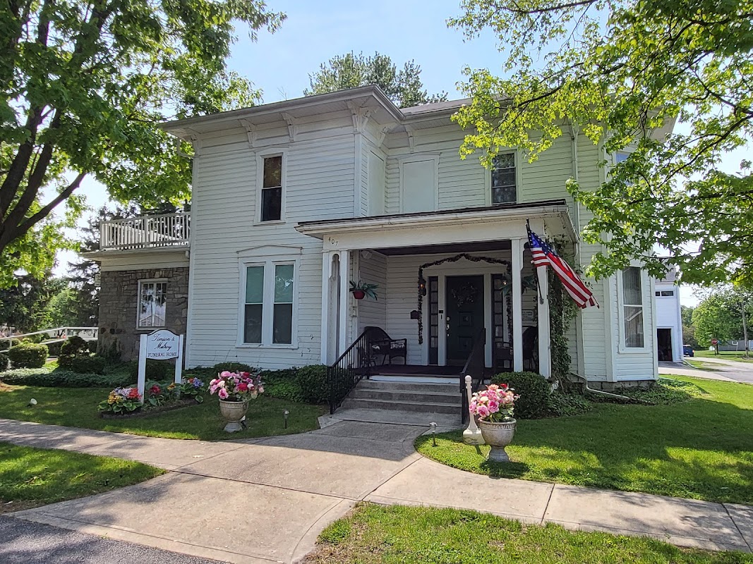 Timson Allen & Melroy Funeral Home building in Caledonia, Ohio