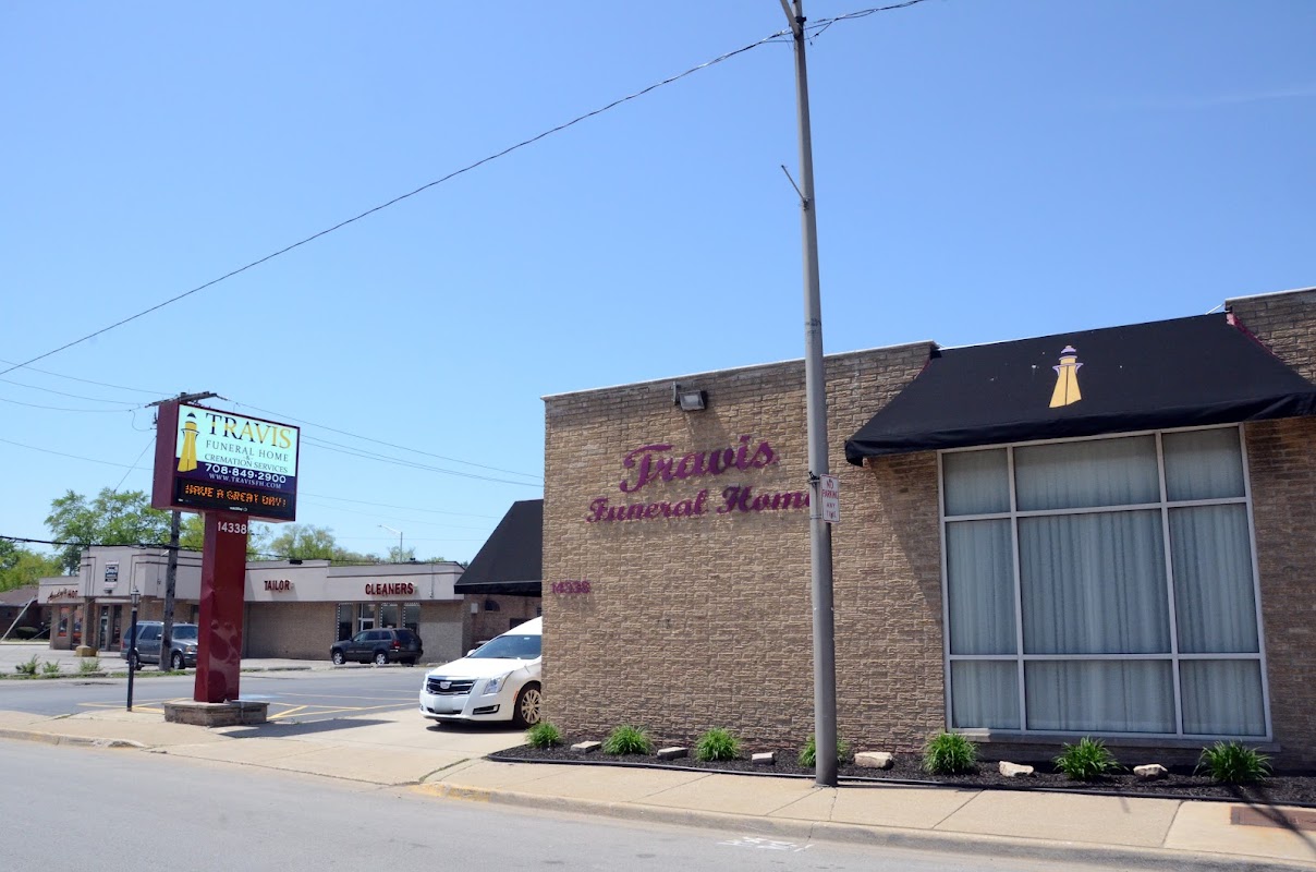 Travis Funeral Home building in Riverdale, Illinois