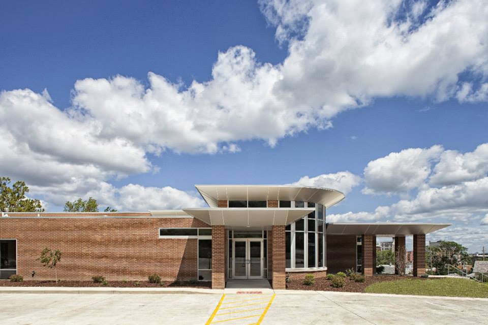 Trimble Funeral Home building in Moline, Illinois