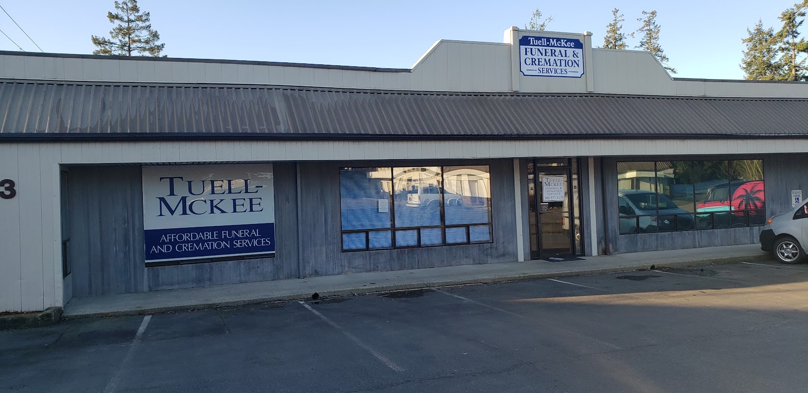 Tuell-McKee Funeral Home & Crematory Services building in Bremerton, Washington