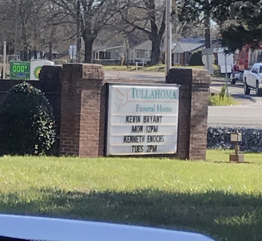 Tullahoma Funeral Home building in Tullahoma, Tennessee