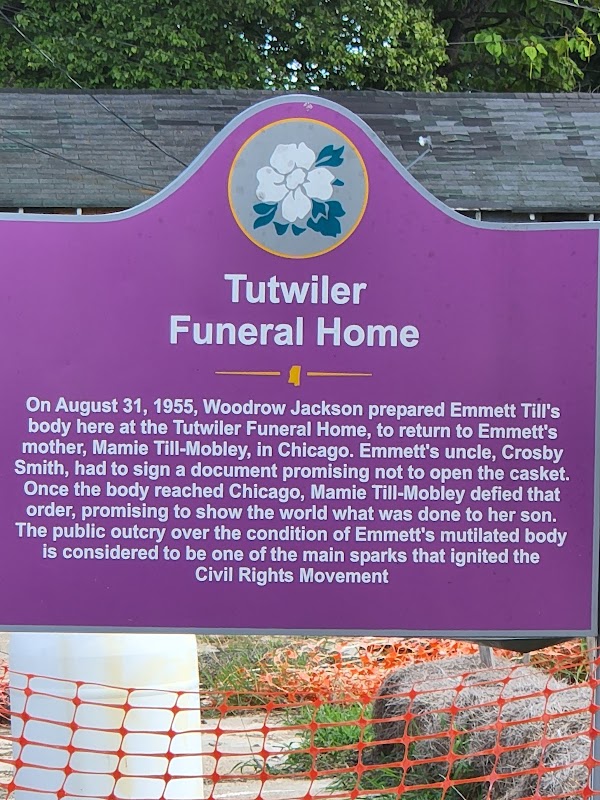 Tutwiler Funeral Home building in Tutwiler, Mississippi