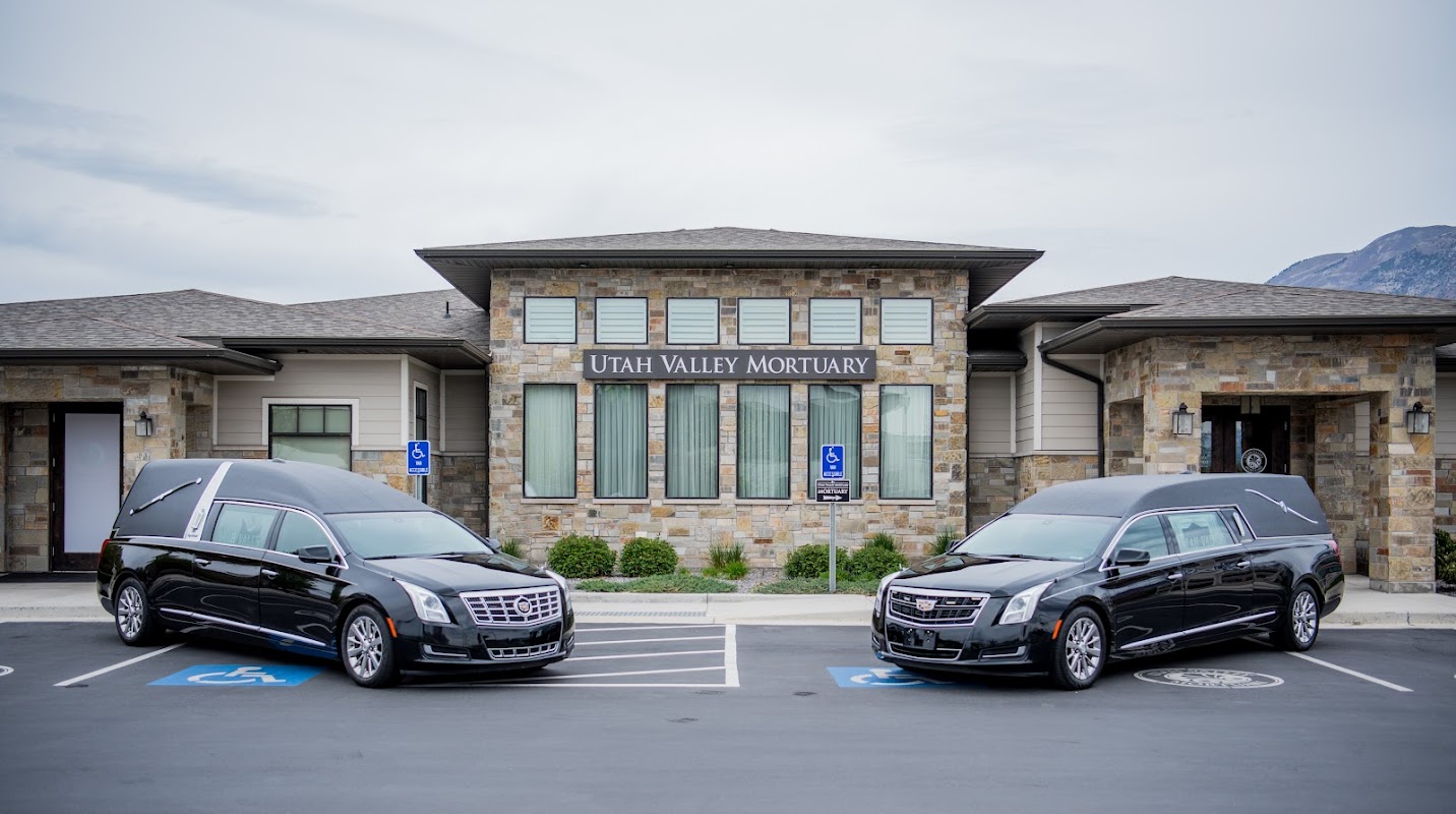 Utah Valley Mortuary building in Lindon, Utah