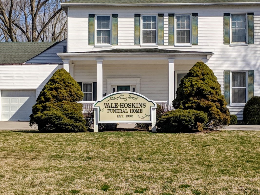 Vale-Hoskins Funeral Home building in Morrow, Ohio
