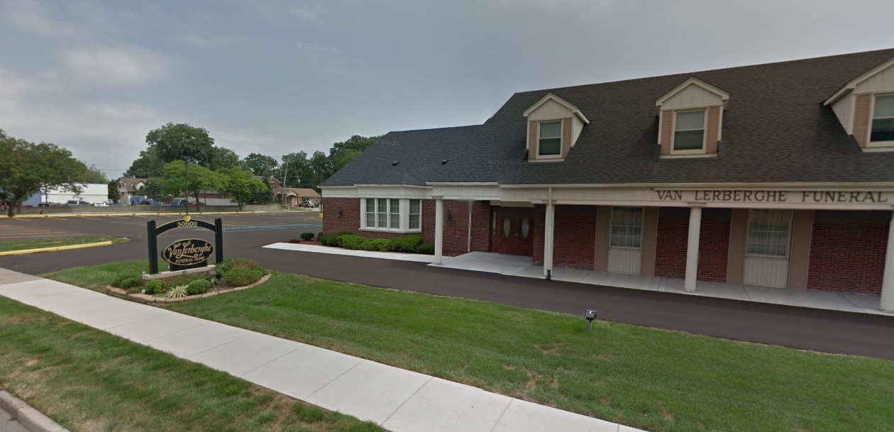 Van Lerberghe Funeral Home building in Saint Clair Shores, Michigan