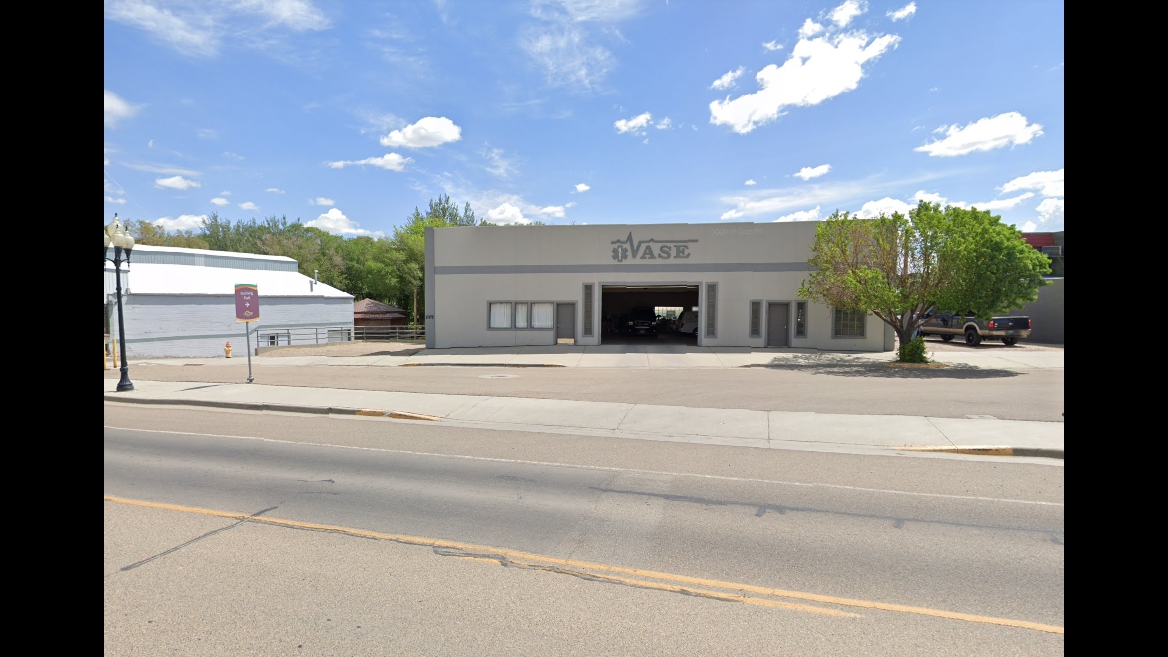 Vase Funeral Home building in Rock Springs, Wyoming