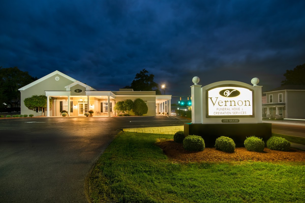 Vernon Funeral Home building in Urbana, Ohio