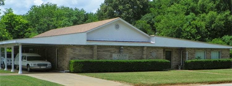 Victory Funeral Service building in Kilgore, Texas